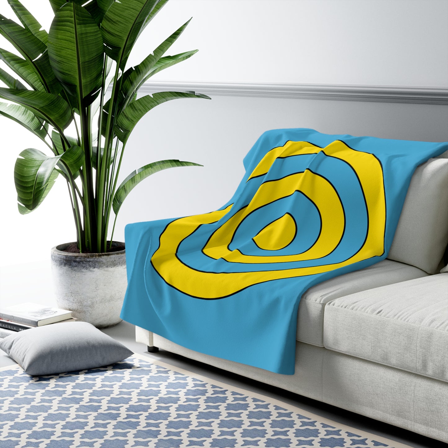 Palau Retro Target Blanket Throw