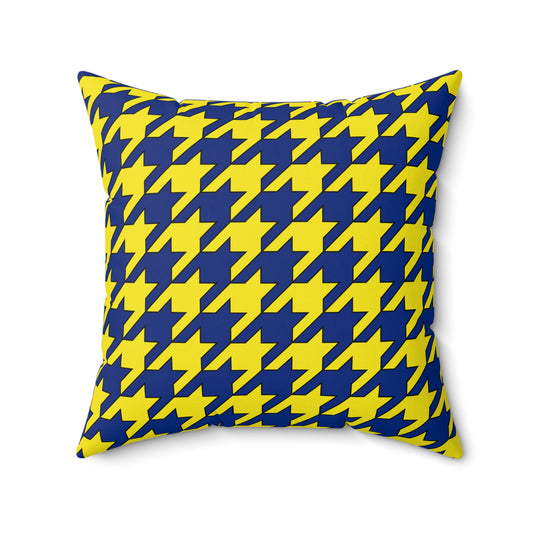 Curacao Retro Houndstooth Cushion Pillow