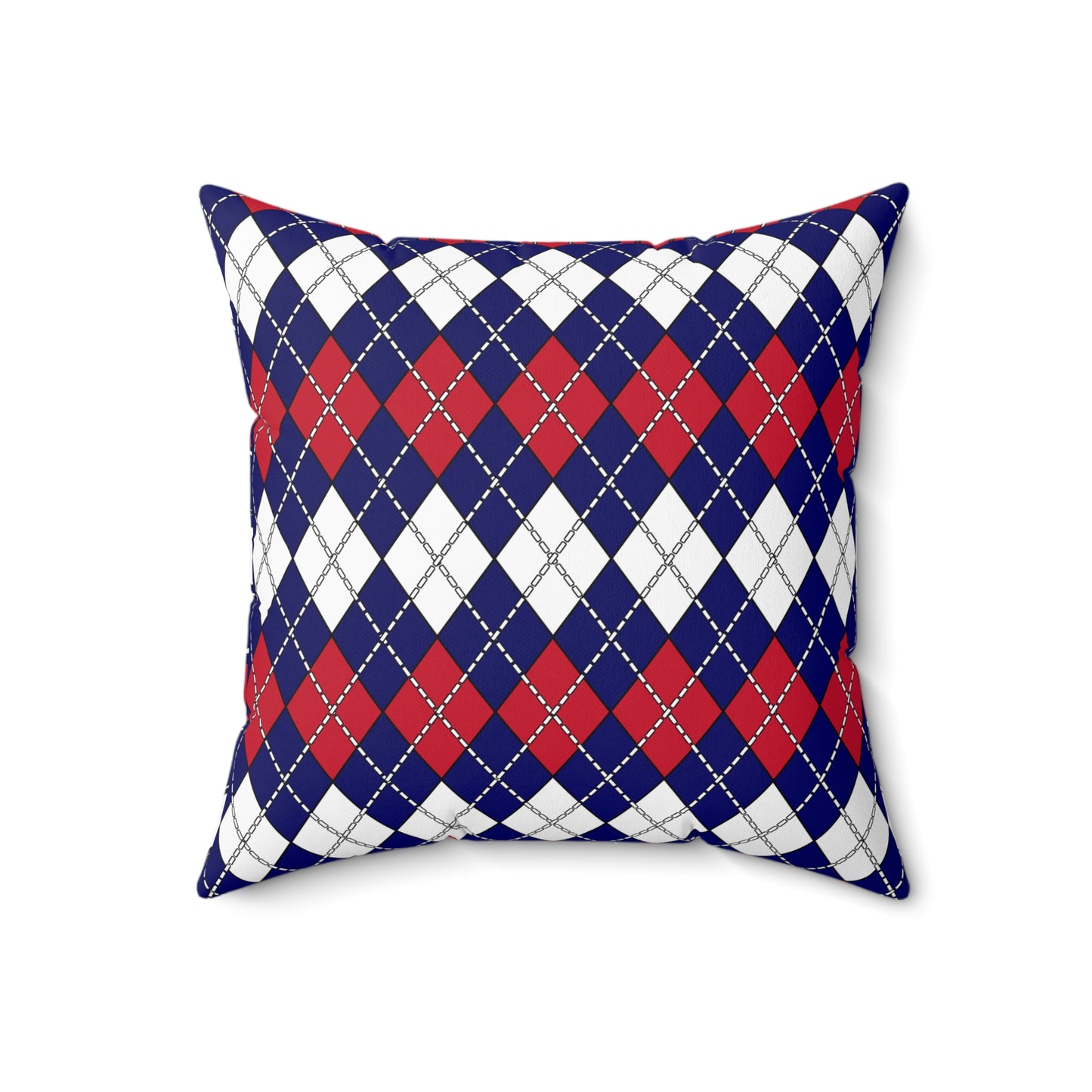 Cook Islands Retro Argyle Cushion Pillow