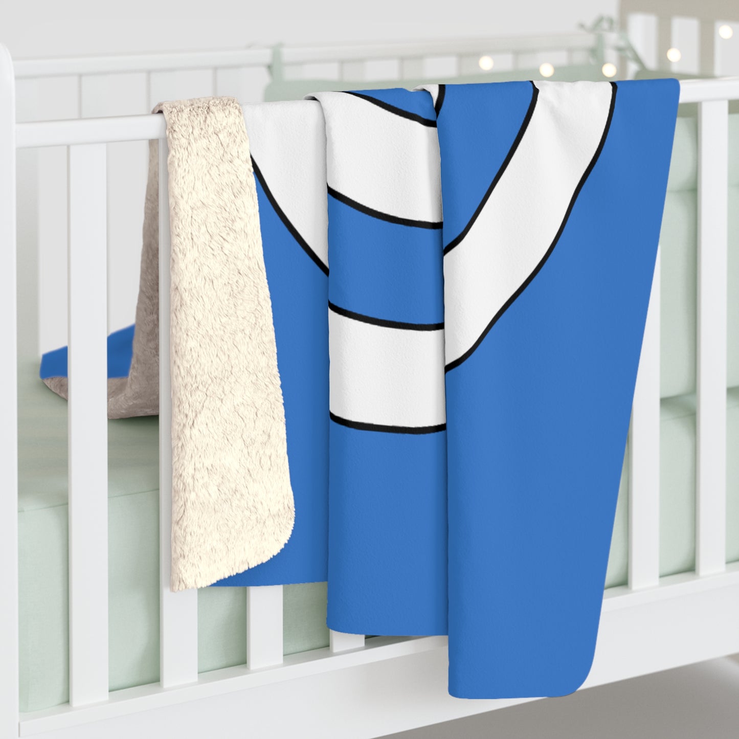 Antarctica Retro Target Blanket Throw