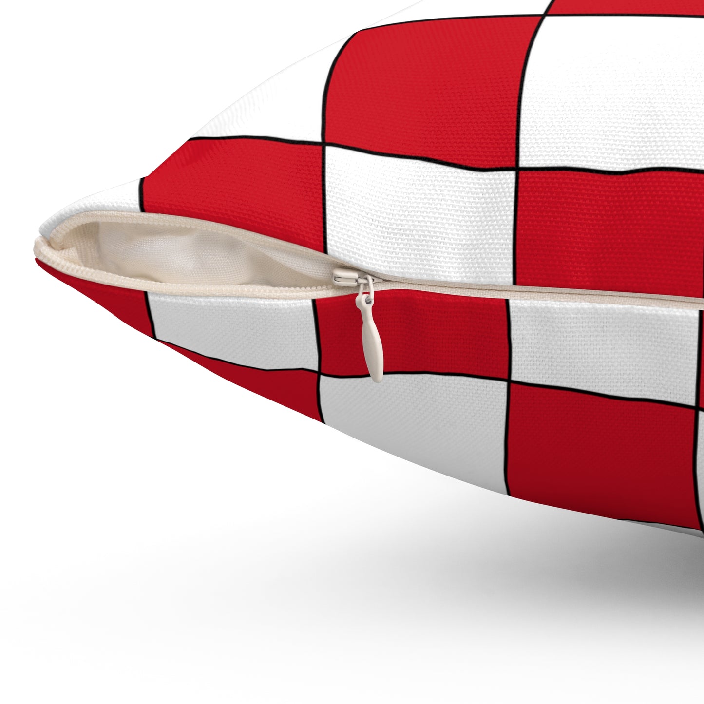 England Retro Check Cushion Pillow