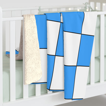 Somalia Retro Check Blanket Throw