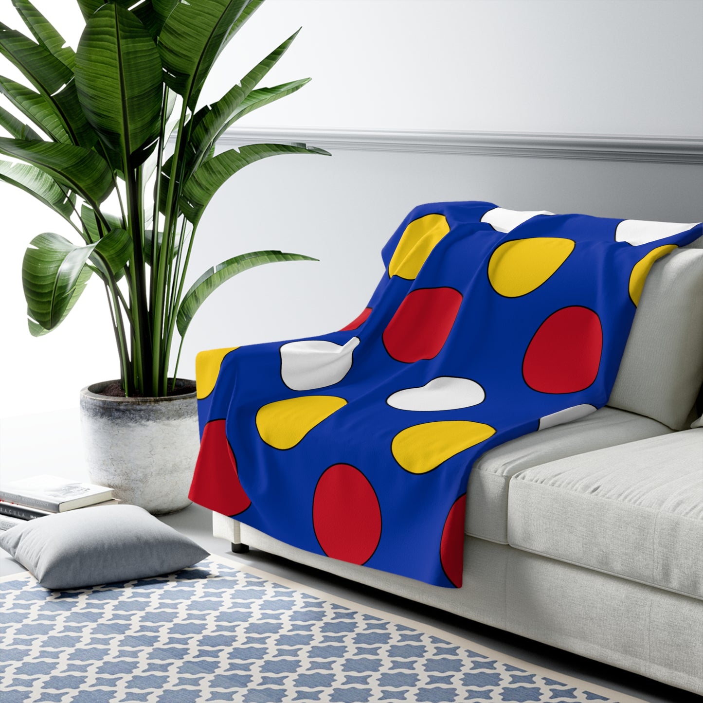 Philippines Retro Polka Dots Blanket Throw