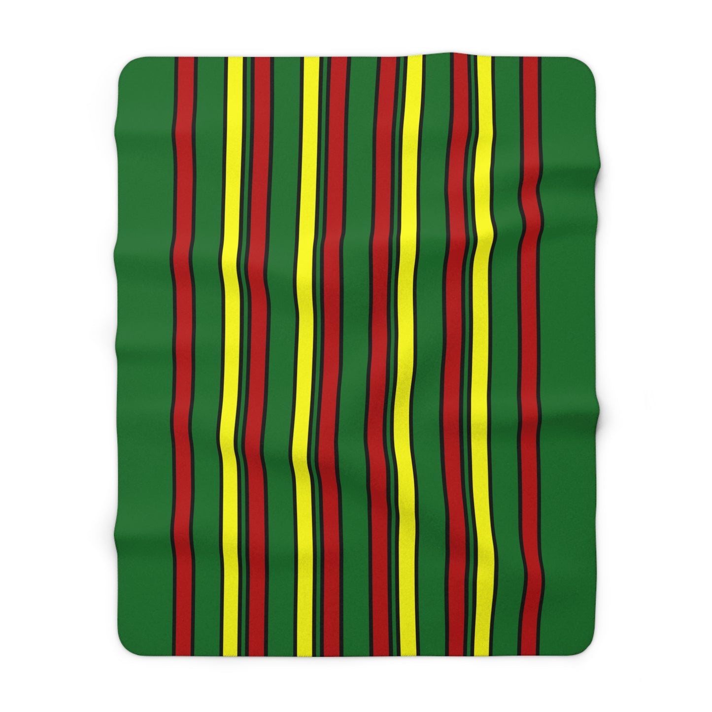 Senegal Retro Stripes Blanket Throw