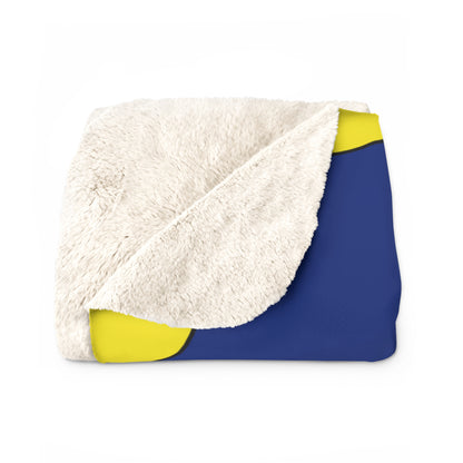 Curacao Retro Polka Dots Blanket Throw