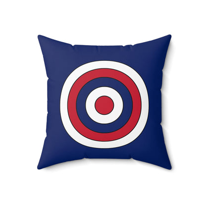 Anguilla Retro Target Cushion Pillow