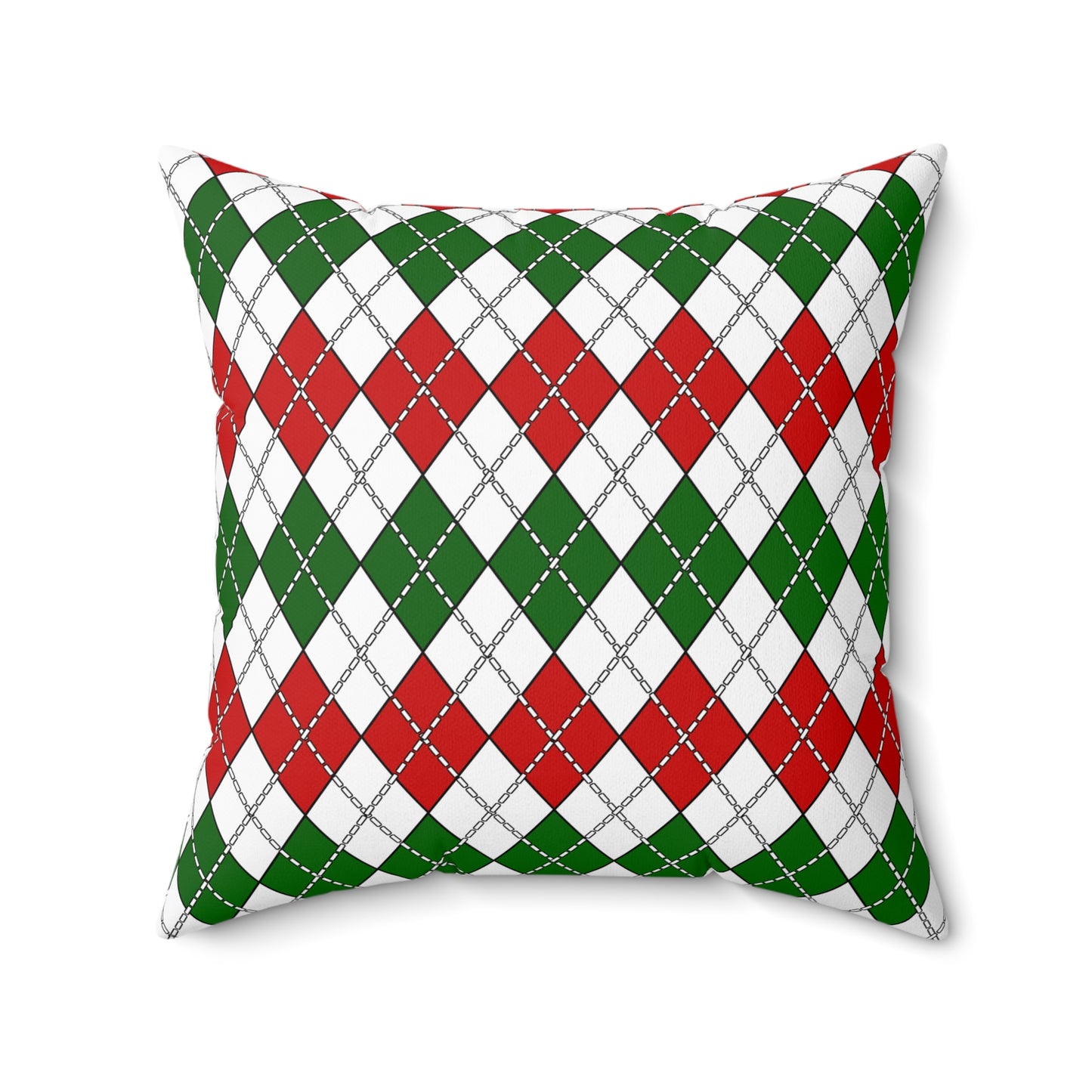 Tajikistan Retro Argyle Cushion Pillow
