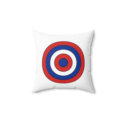 Faroe Islands Retro Target Cushion Pillow