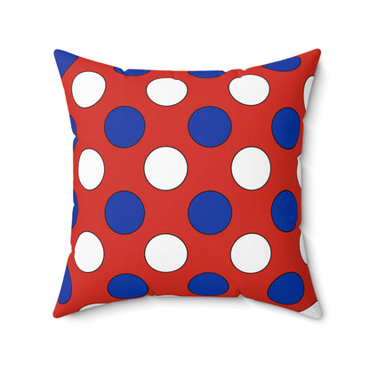 Paraguay Retro Polka Dots Cushion Pillow