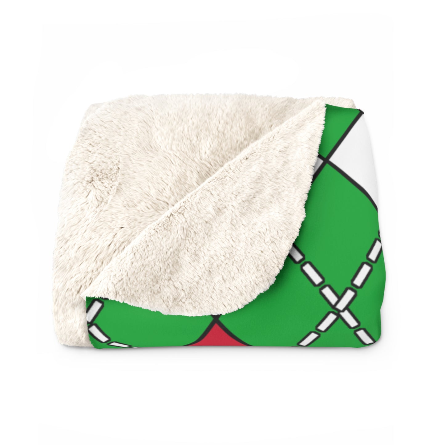 Wales Retro Argyle Blanket Throw