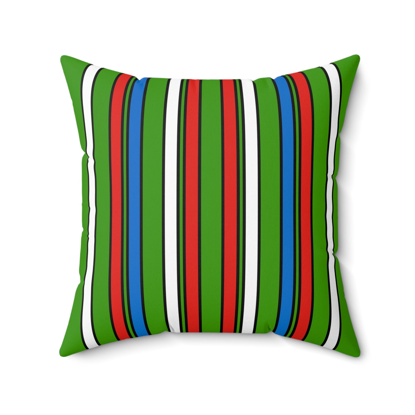 Equatorial Guinea Retro Stripes Cushion Pillow