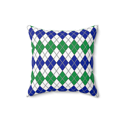 Lesotho Retro Argyle Cushion Pillow