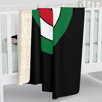 Syria Retro Target Blanket Throw