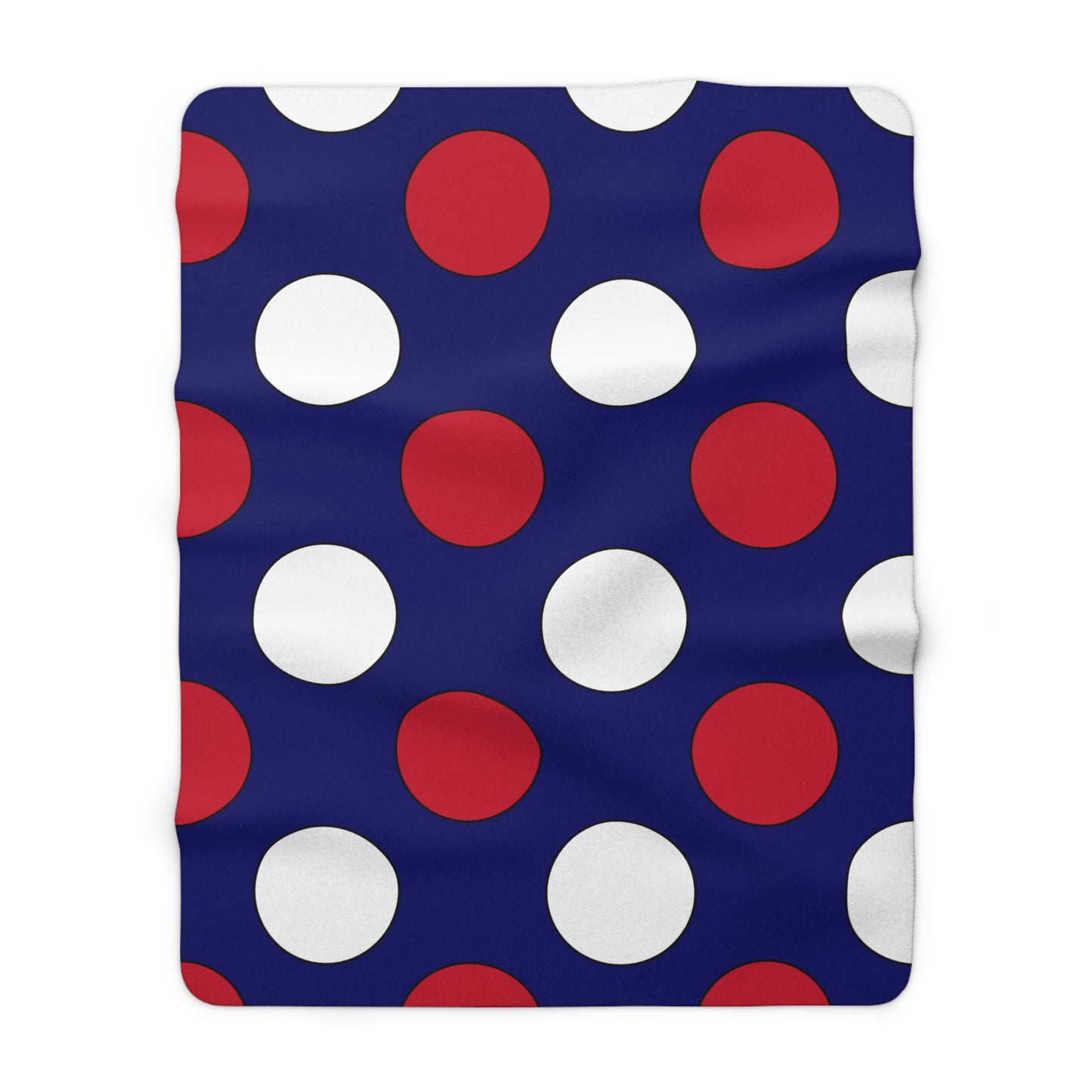 Cook Islands Retro Polka Dots Blanket Throw