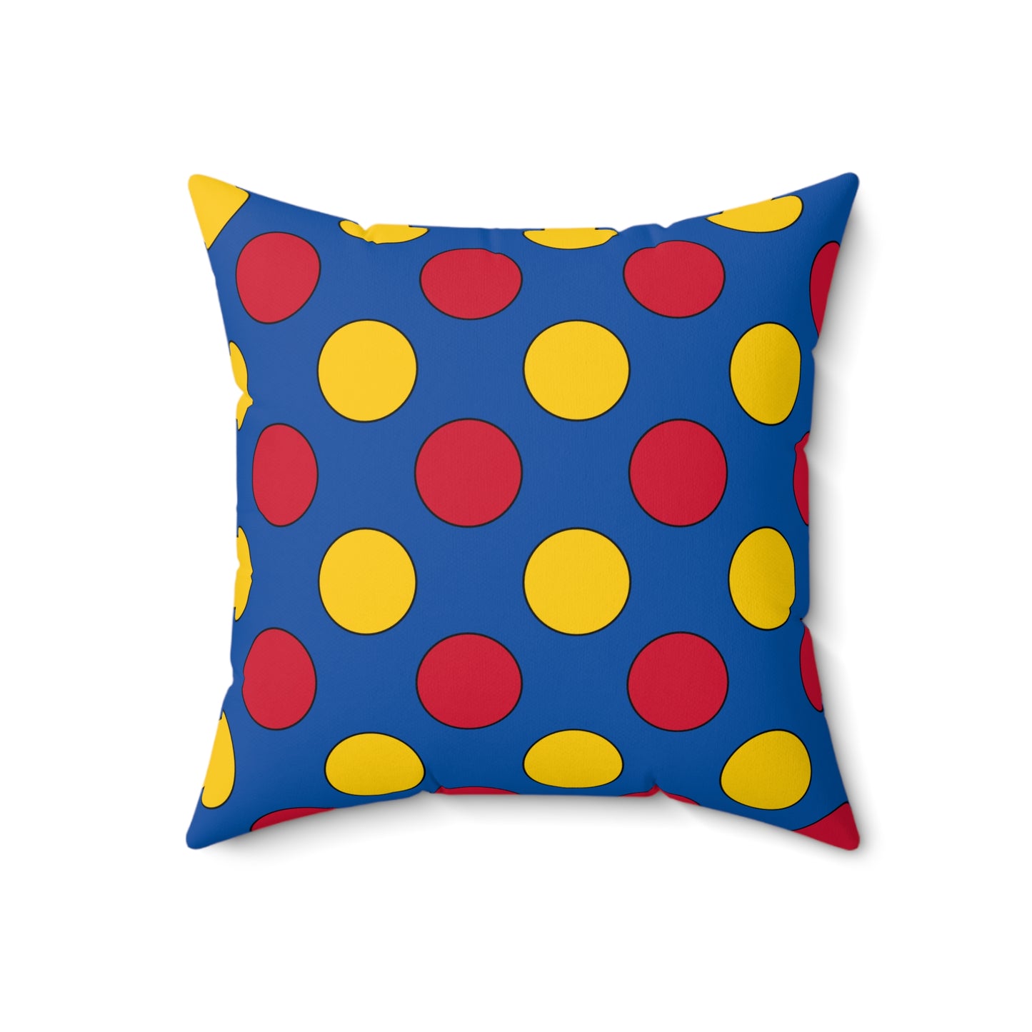 Aland Islands Retro Polka Dots Cushion Pillow