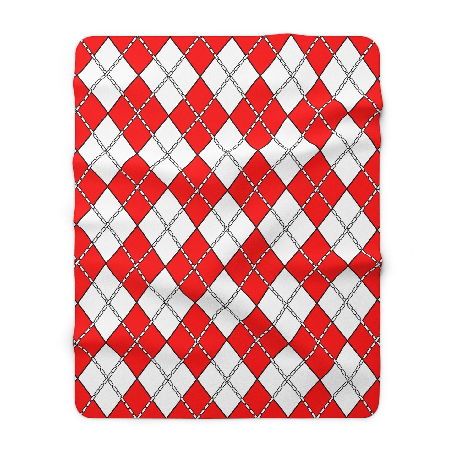 Switzerland Retro Argyle Blanket Throw