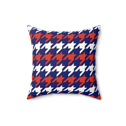 Cabo Verde Retro Houndstooth Cushion Pillow