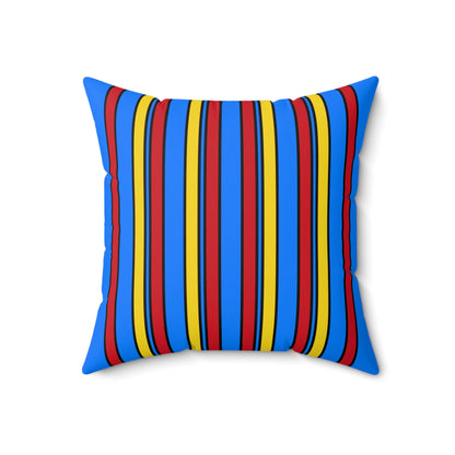 Democratic Republic of the Congo Retro Stripes Cushion Pillow