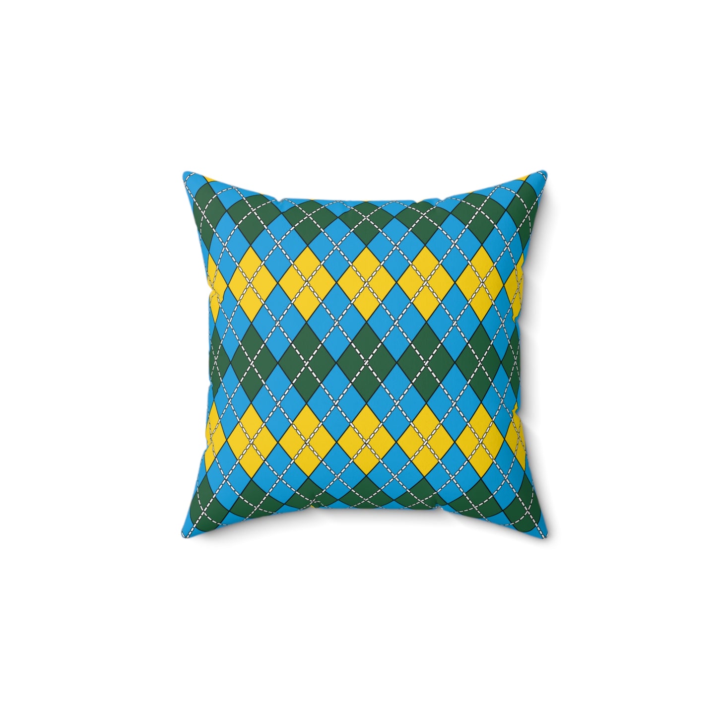 Rwanda Retro Argyle Cushion Pillow