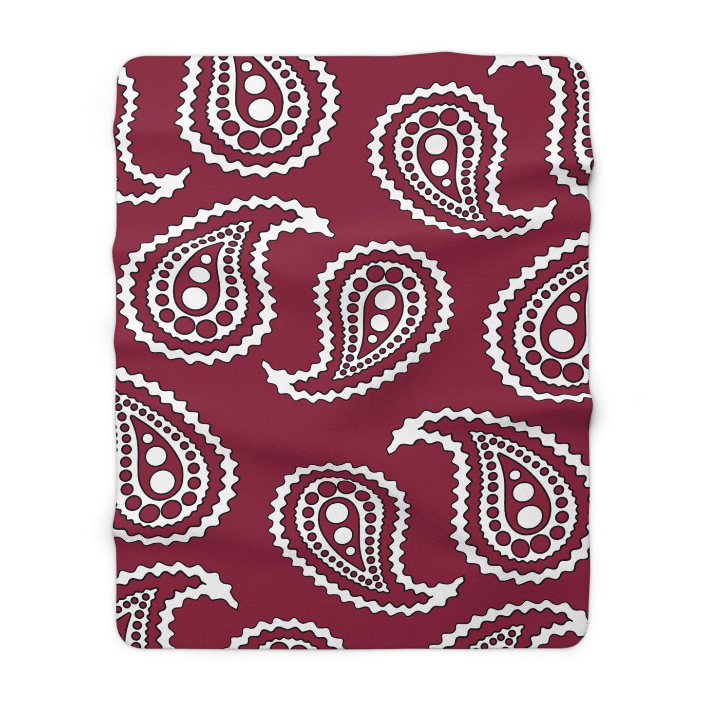 Qatar Retro Paisley Blanket Throw