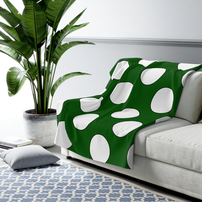 Pakistan Retro Polka Dots Blanket Throw