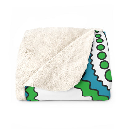 Uzbekistan Retro Paisley Blanket Throw