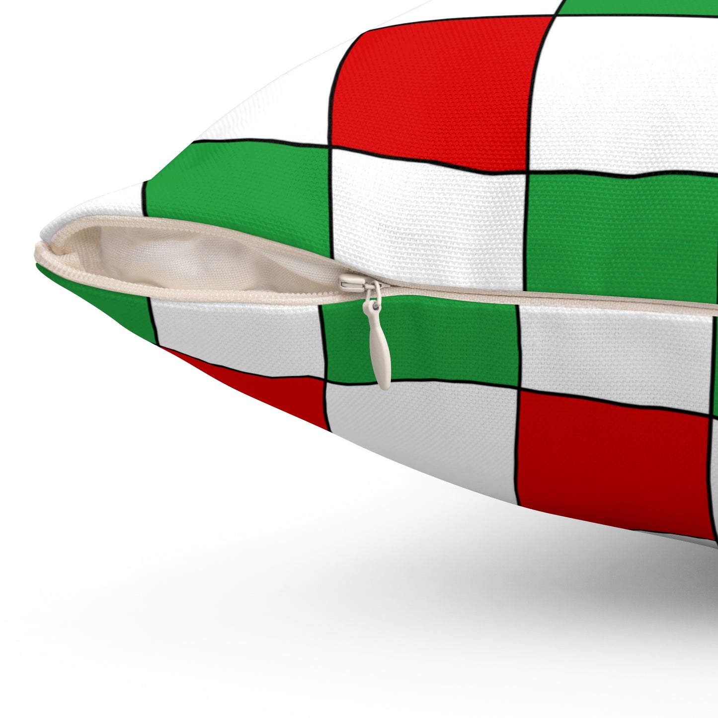 Iran Retro Check Cushion Pillow