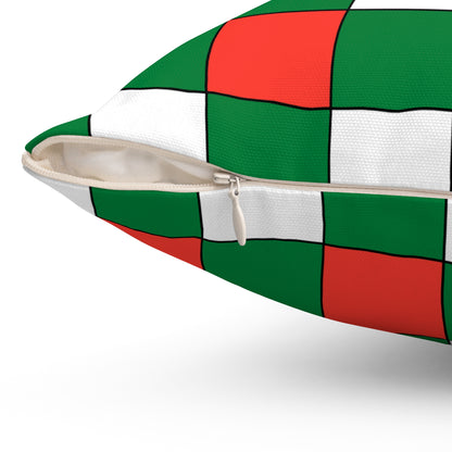 Madagascar Retro Check Cushion Pillow