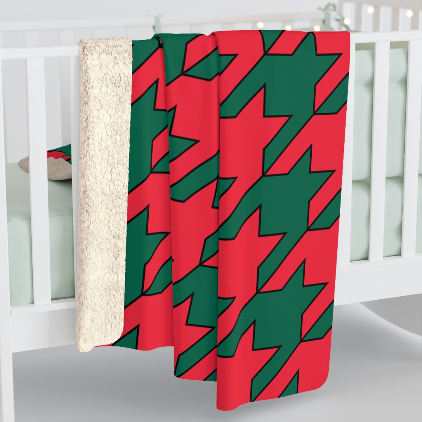 Bangladesh Retro Houndstooth Blanket Throw