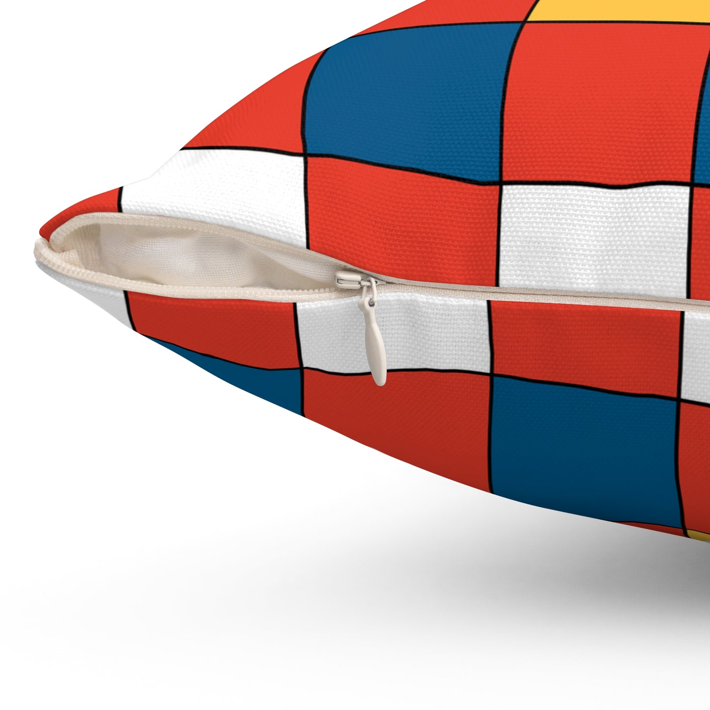 Kiribati Retro Check Cushion Pillow