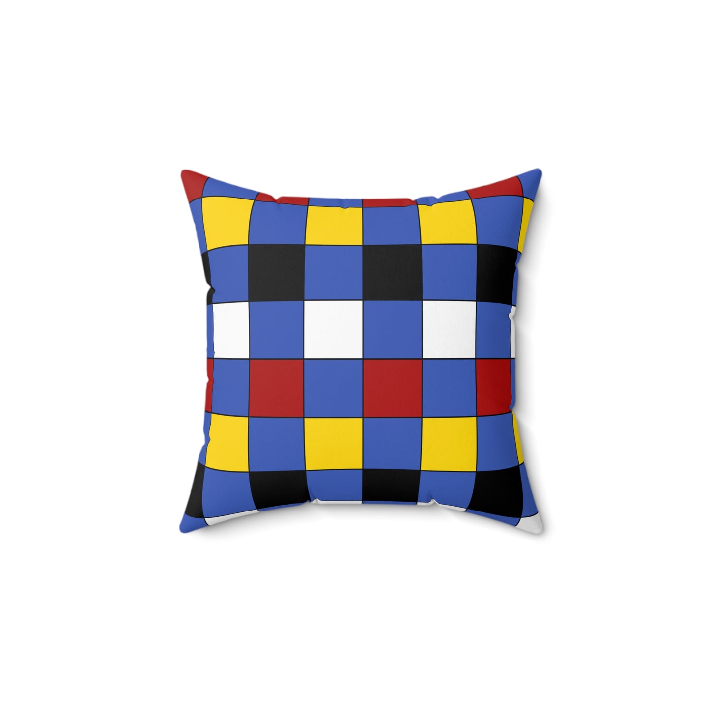 Eswatini Retro Check Cushion Pillow