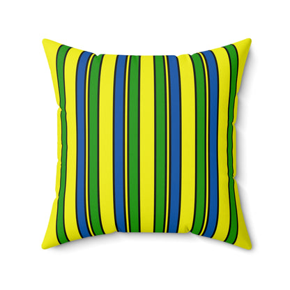 Saint Vincent And The Grenadines Retro Stripes Cushion Pillow