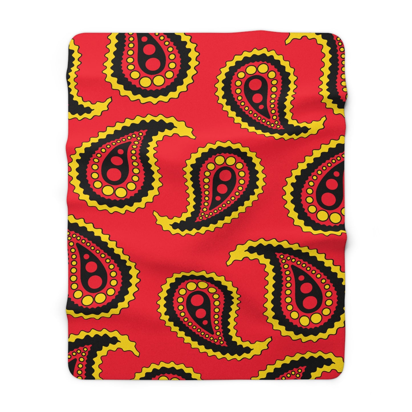 Belgium Retro Paisley Blanket Throw