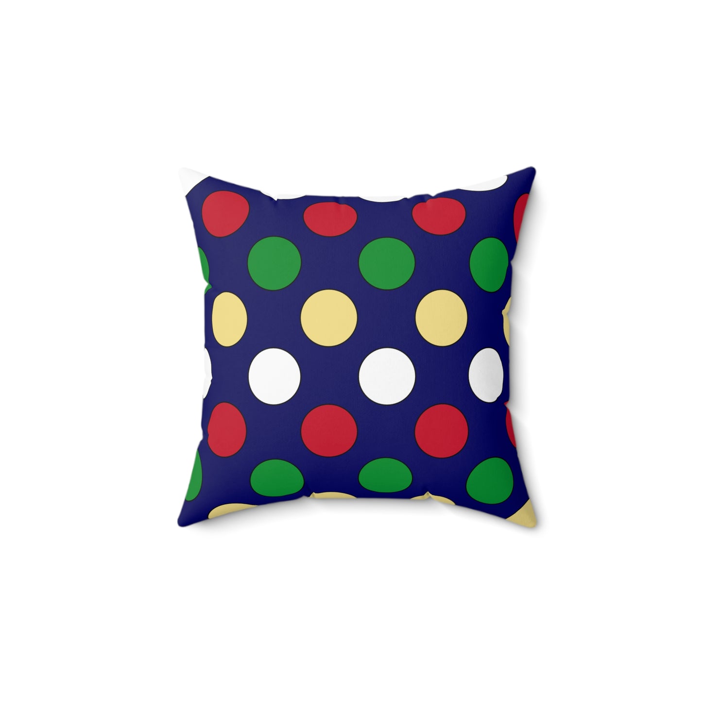 Cayman Islands Retro Polka Dots Cushion Pillow