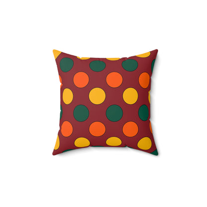 Sri Lanka Retro Polka Dots Cushion Pillow