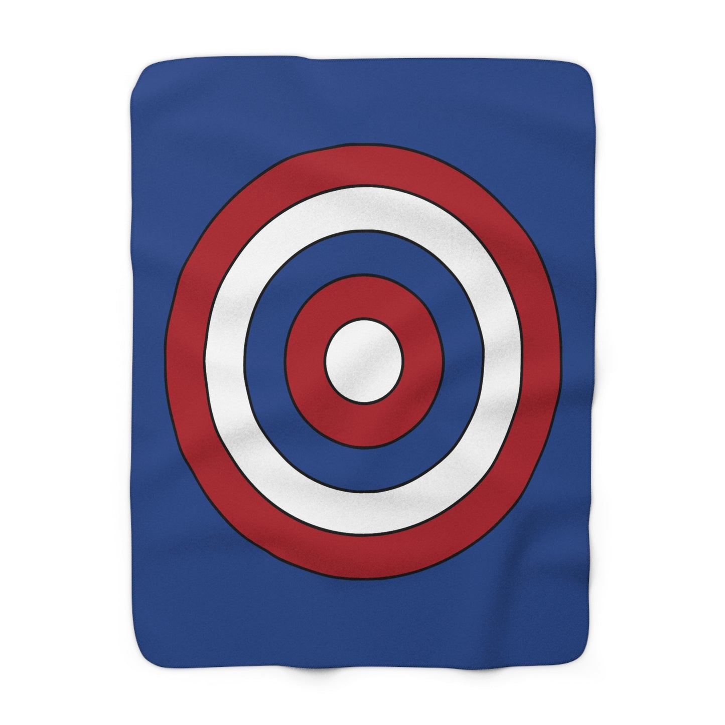 Caribbean Netherlands Retro Target Blanket Throw