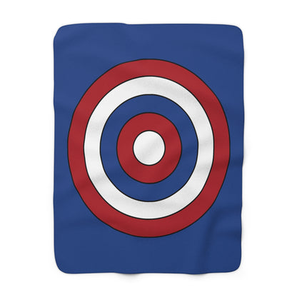 Caribbean Netherlands Retro Target Blanket Throw