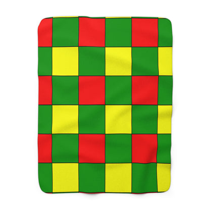 Guinea Retro Check Blanket Throw
