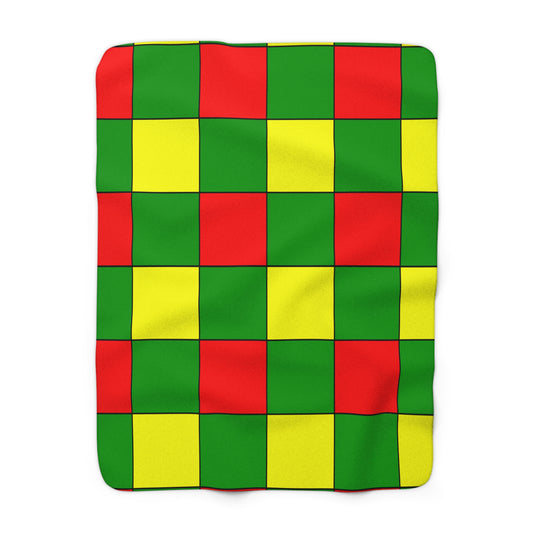 Guinea Retro Check Blanket Throw