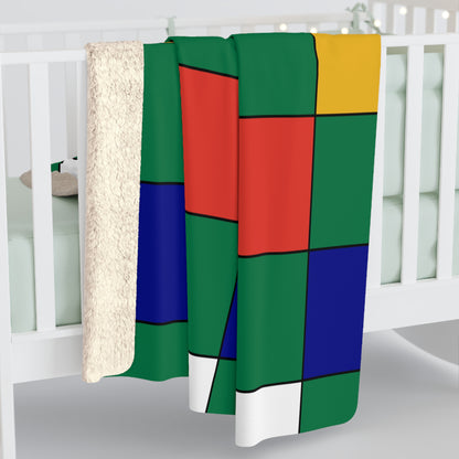 South Africa Retro Check Blanket Throw
