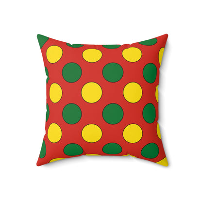 Bolivia Retro Polka Dots Cushion Pillow