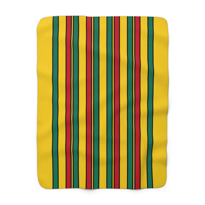 Cameroon Retro Stripes Blanket Throw
