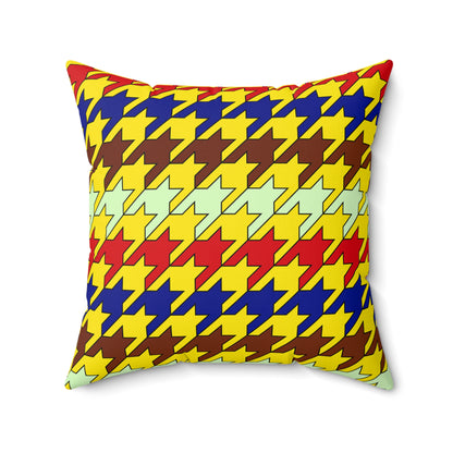 Ecuador Retro Houndstooth Cushion Pillow