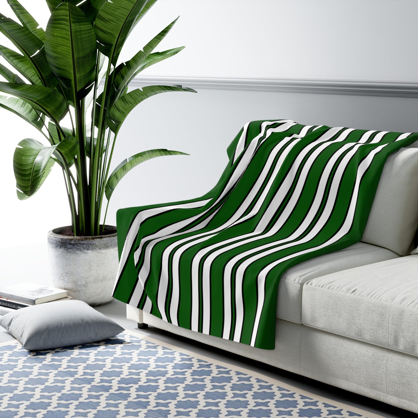 Pakistan Retro Stripes Blanket Throw