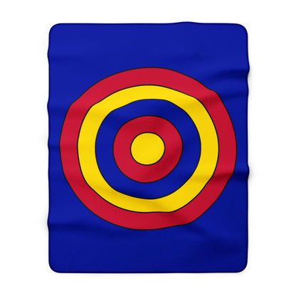 Andorra Retro Target Blanket Throw