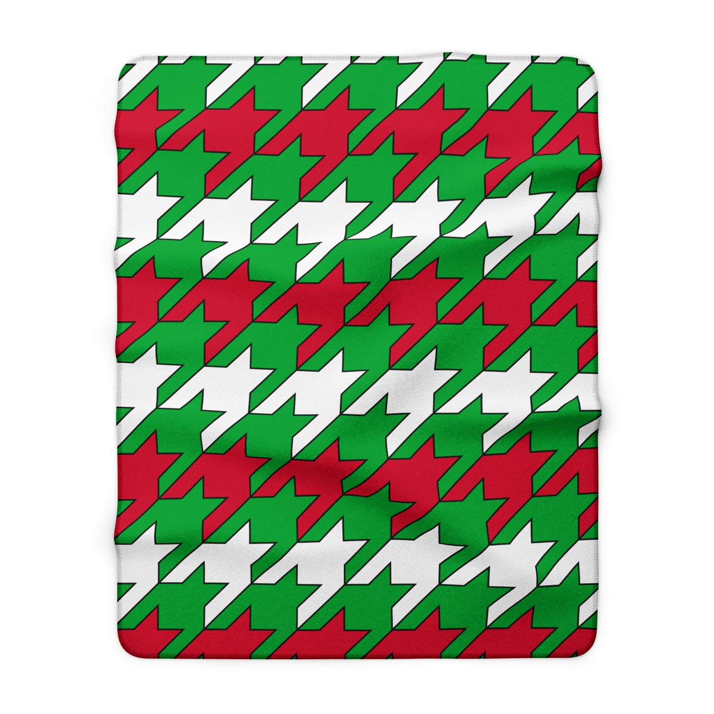 Wales Retro Houndstooth Blanket Throw