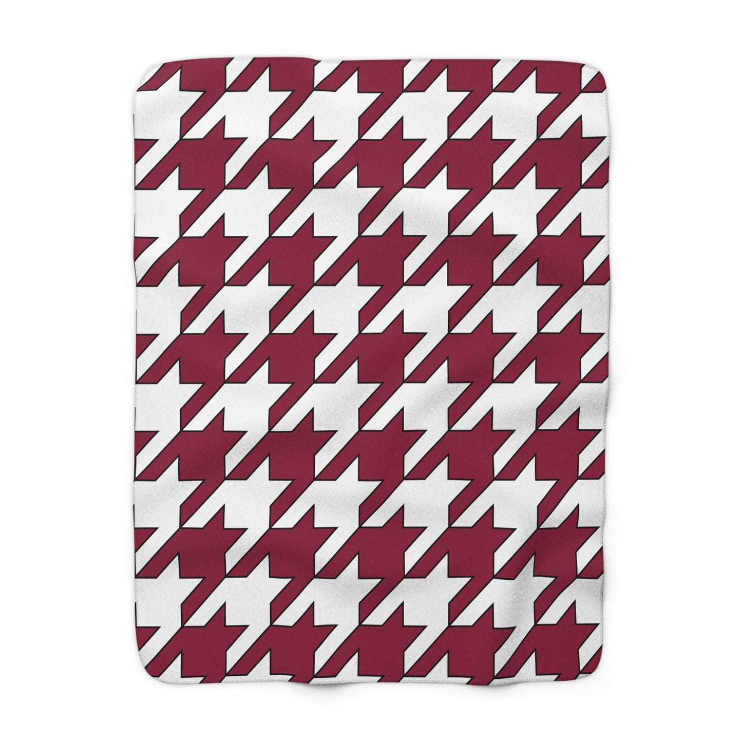 Qatar Retro Houndstooth Blanket Throw