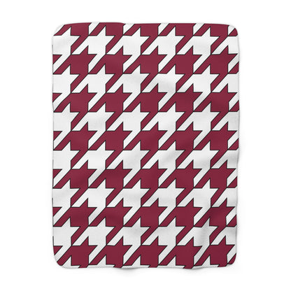 Qatar Retro Houndstooth Blanket Throw
