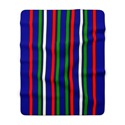 Gambia Retro Stripes Blanket Throw