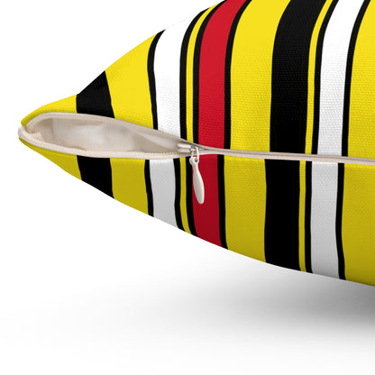 Brunei Darussalam Retro Stripes Cushion Pillow
